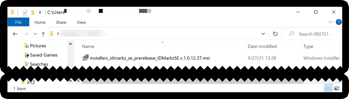Installer screenshot